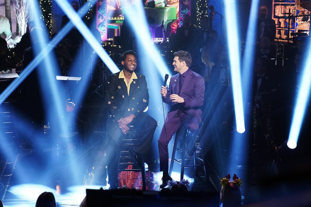 When Will Michael Bubles Christmas Show Be On Nbc 2022 Michael Bublé's Christmas Special Spotlights Kermit, 'Ted Lasso' Star