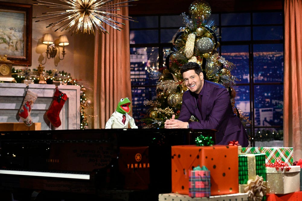 When Will Michael Bubles Christmas Show Be On Nbc 2022 Michael Bublé's Christmas Special Spotlights Kermit, 'Ted Lasso' Star
