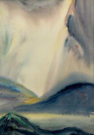 "Sunlight and Storm," circa 1925.