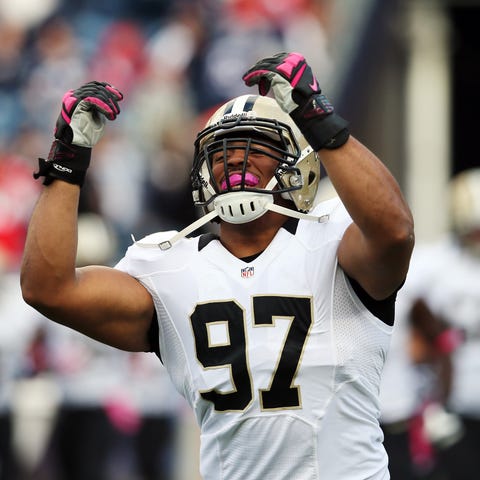 Defensive end Glenn Foster #97 of the New Orleans 