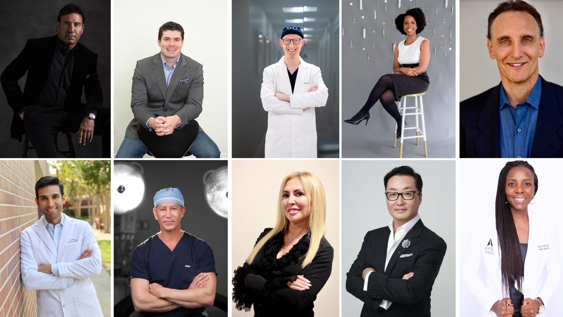 Top 10 plastic surgeons in reconstruction and body modification