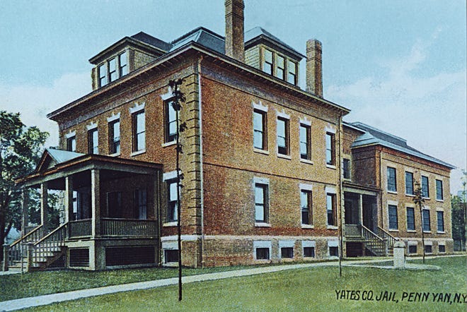 The Yates County Jail, circa 1921.