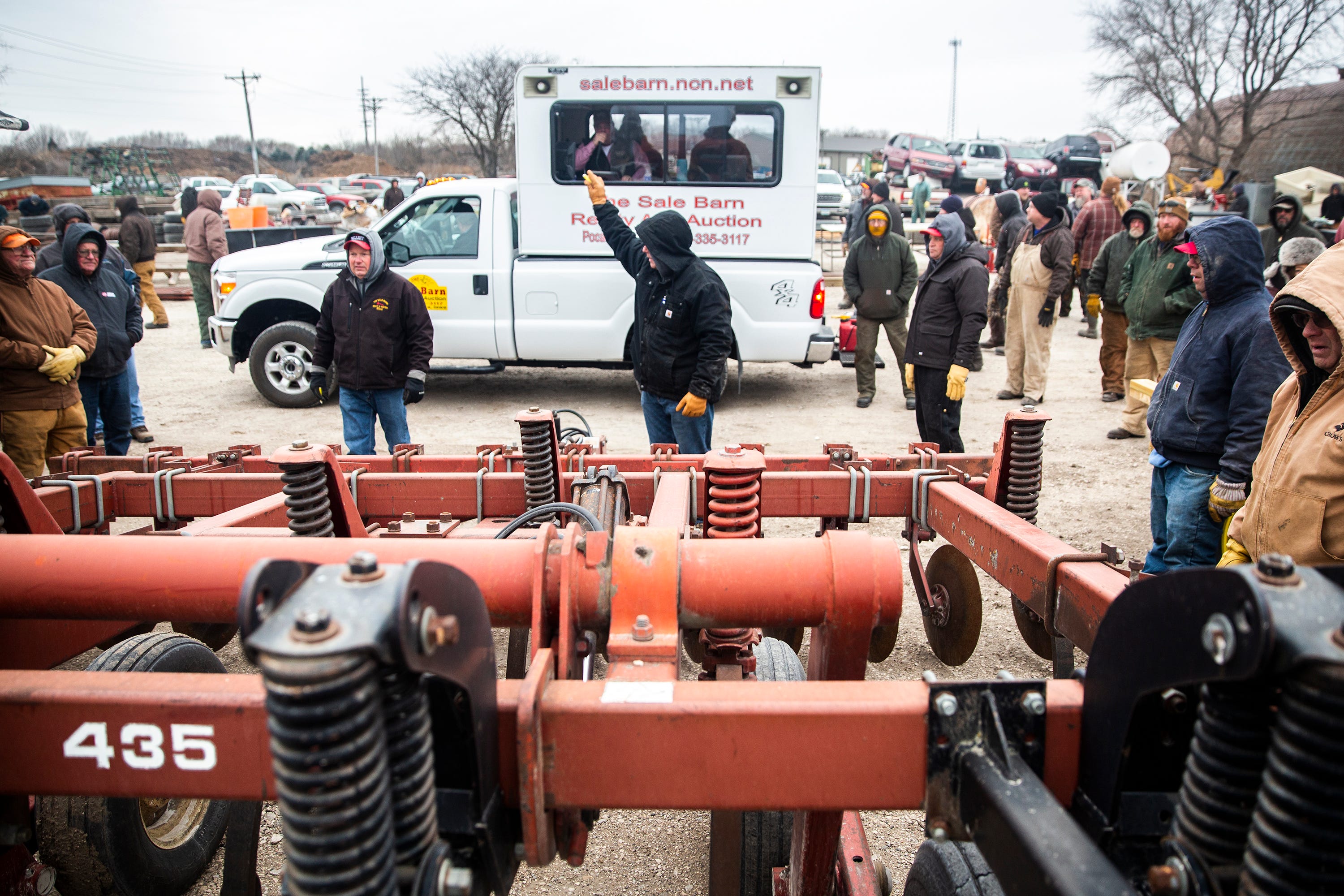Used Iowa farm equipment fetching record prices, international bidders