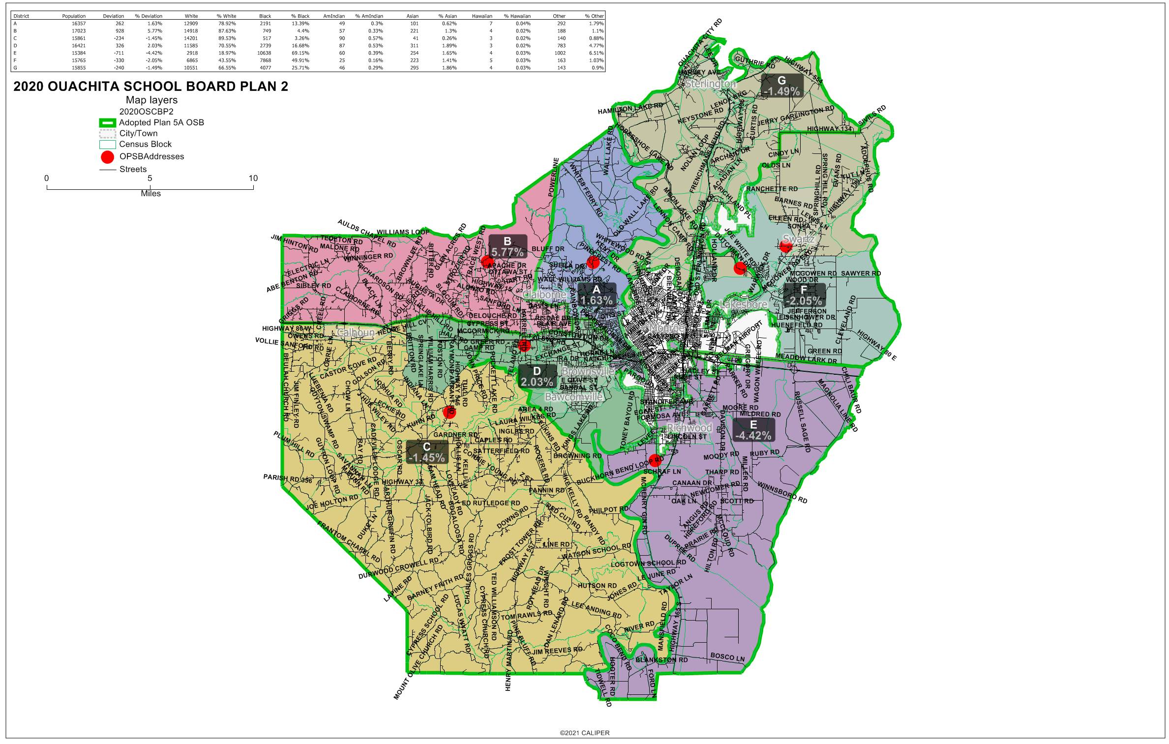Ouachita Parish Precinct Map Ouachita Parish School Board To Review Three Redistricting Plans Ouachita Parish Precinct Map Ouachita Parish School Board To Review Three Redistricting Plans