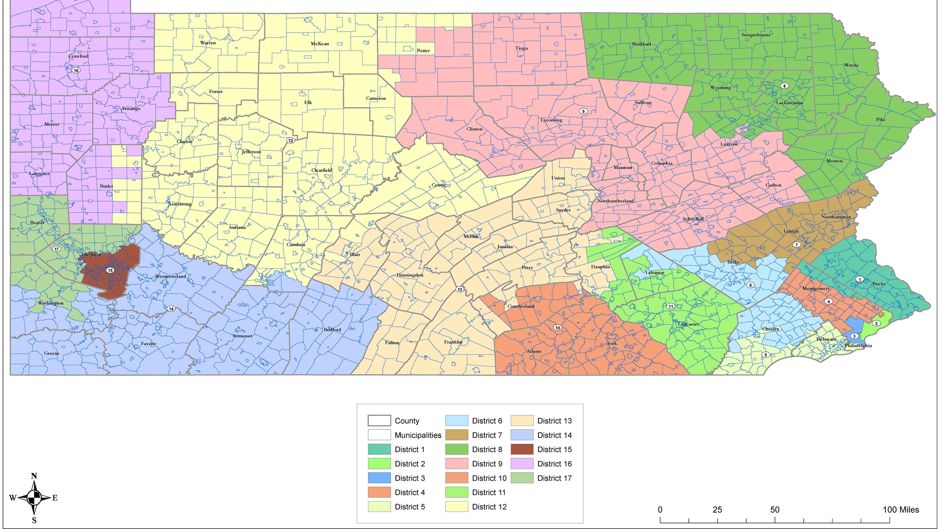 Pa. House GOP picks citizen map for new congressional districts