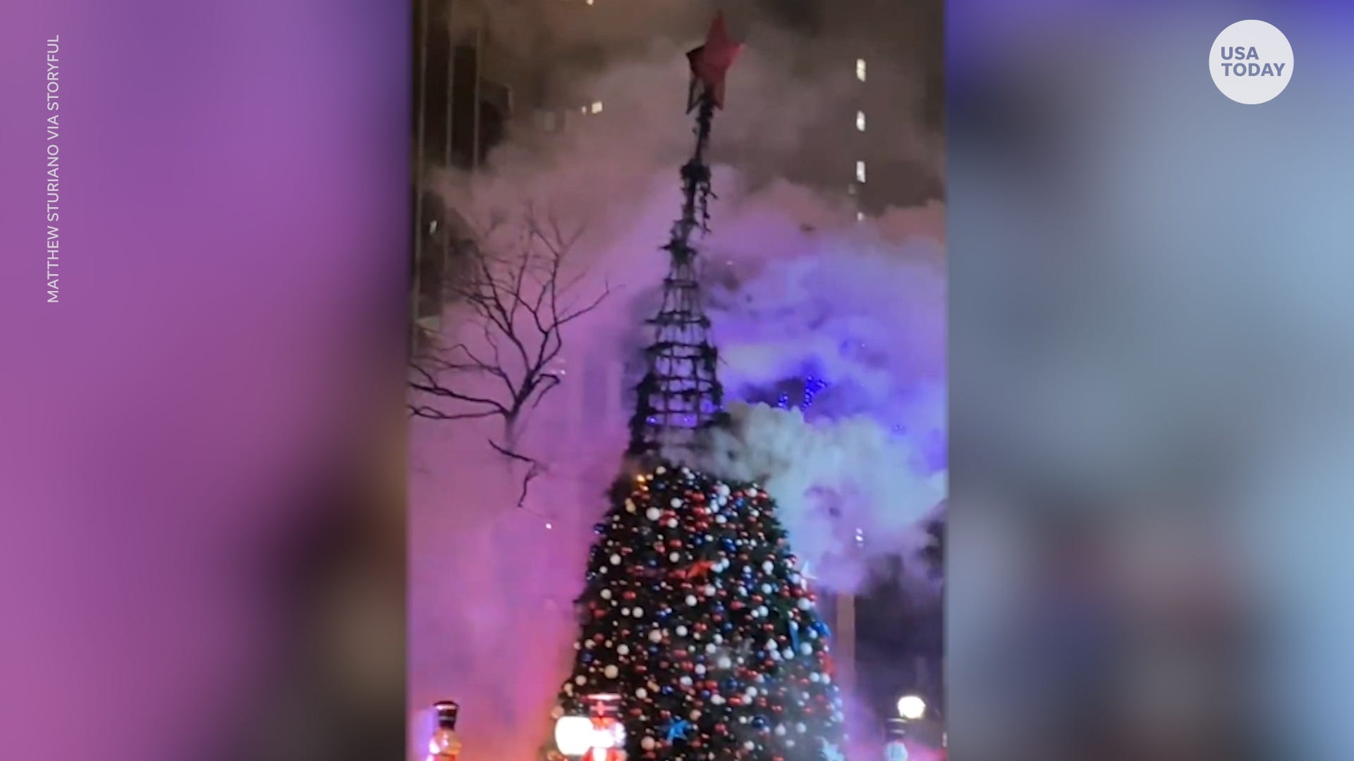 Man Faces Charges After Lighting Fox News Christmas Tree On Fire