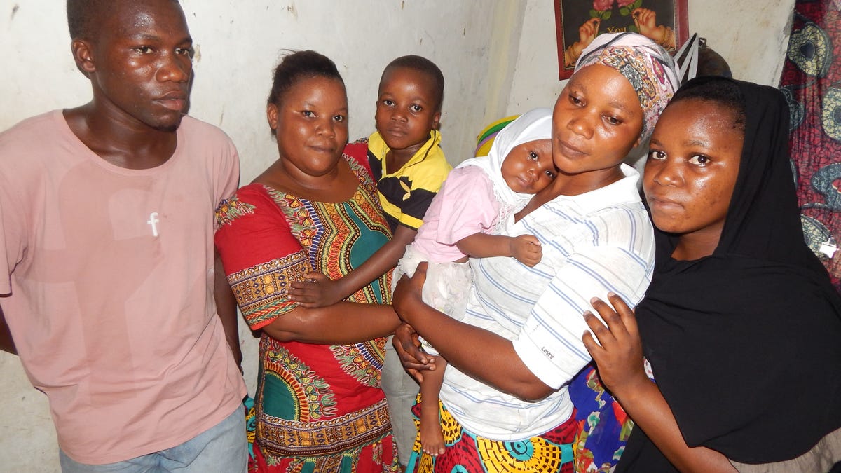 Family members of the late Rabia Issa pictured at their home premises at Msasani neighbourhood on 9th December, 2021 in Dar es Salaam Tanzania.