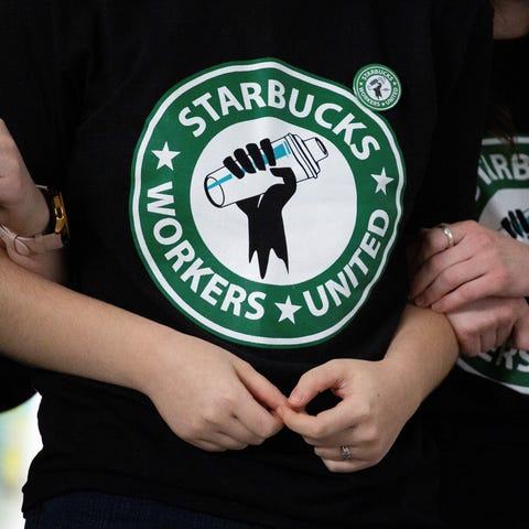 Starbucks employees and supporters react as votes 