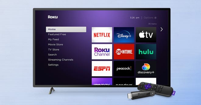 The $39 Roku Streaming Stick 4K gives you access to hundreds of thousands of TV show episodes, movies and other content, some of which is free and ad-supported.