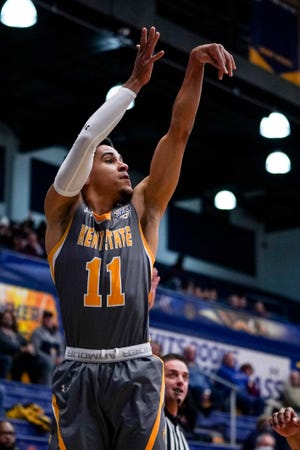 Kent State sophomore guard Giovanni Santiago is questionable for Tuesday night's home game against Northern Illinois due to a leg injury he sustained after stepping on the foot of Ball State's head coach during last Tuesday's game in Muncie, Ind.
