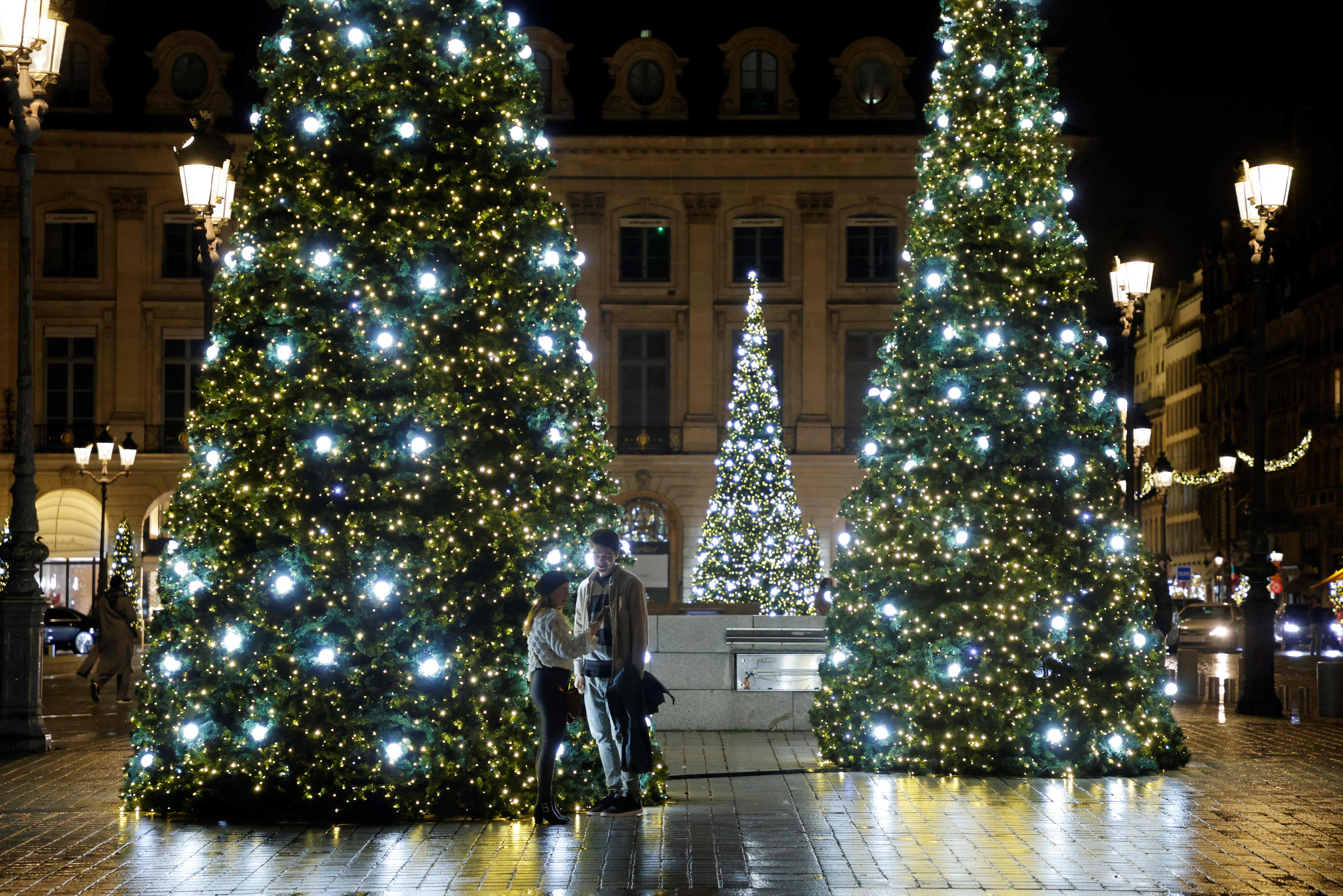 Holiday trees around the world mark season of celebration around the world