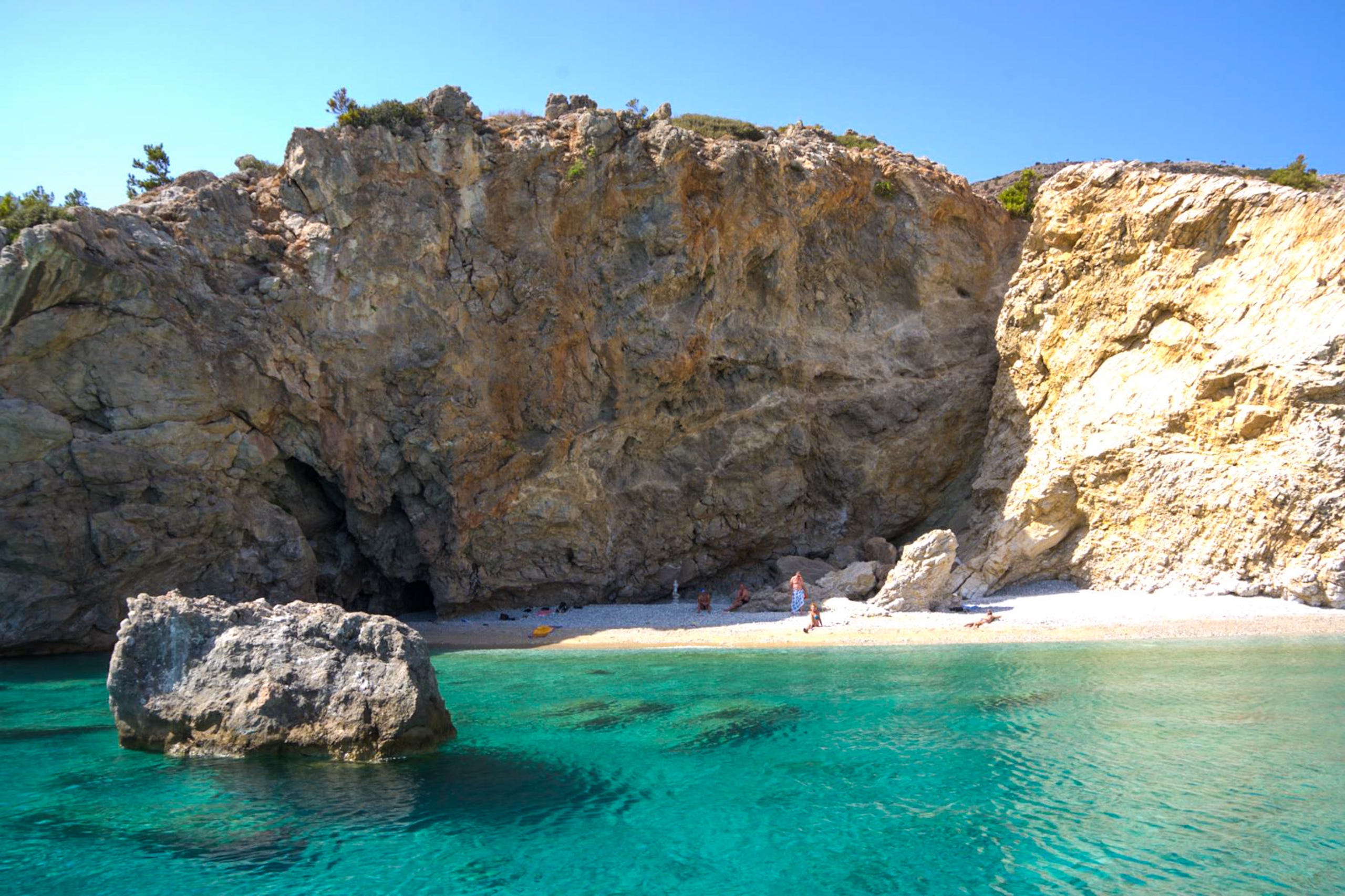 Despite direct flights from Athens and summer travelers arriving from many European cities, the island has yet to be overwhelmed by tourism. Well-maintained beaches of all shapes and sizes scattered throughout Karpathos attract varying travel styles. To access some of the unreachable beaches by land and the nearly-connected island of Saria, a boat trip is required.