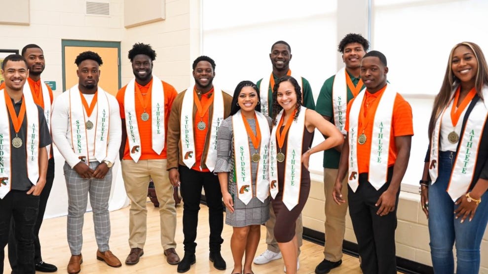 FAMU Athletics honors graduating students for academic, sports achievements