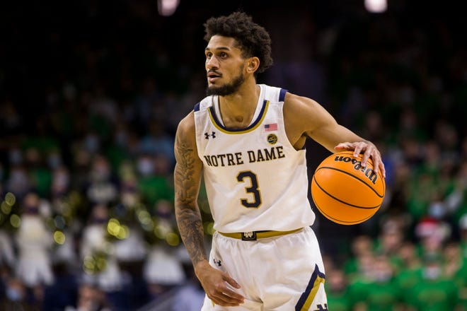Notre Dame guard Prentiss Hubb gets to play a college basketball game Monday close to home, but this one means more than just seeing family and friends in the arena stands.
