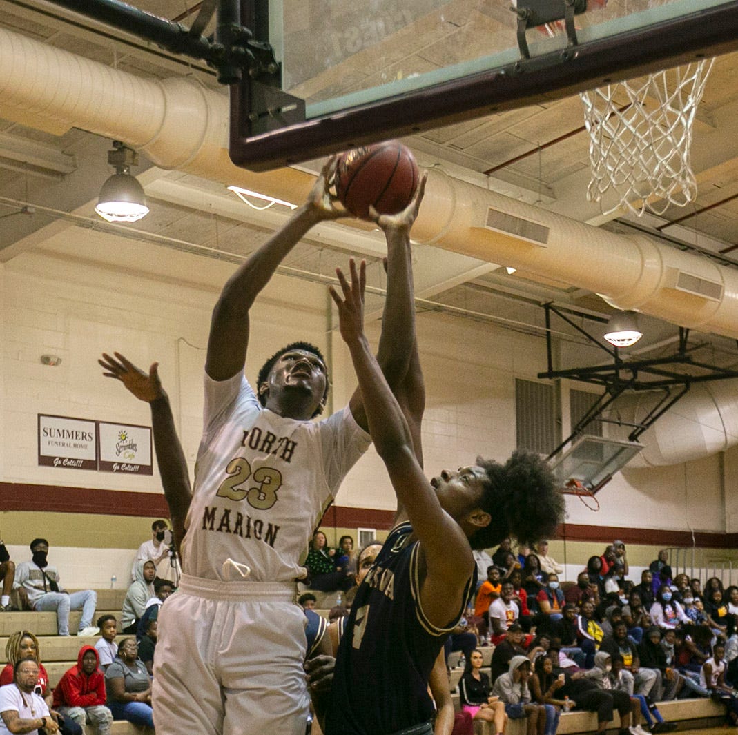 High school boys basketball North Marion Colts win Brinkley trophy