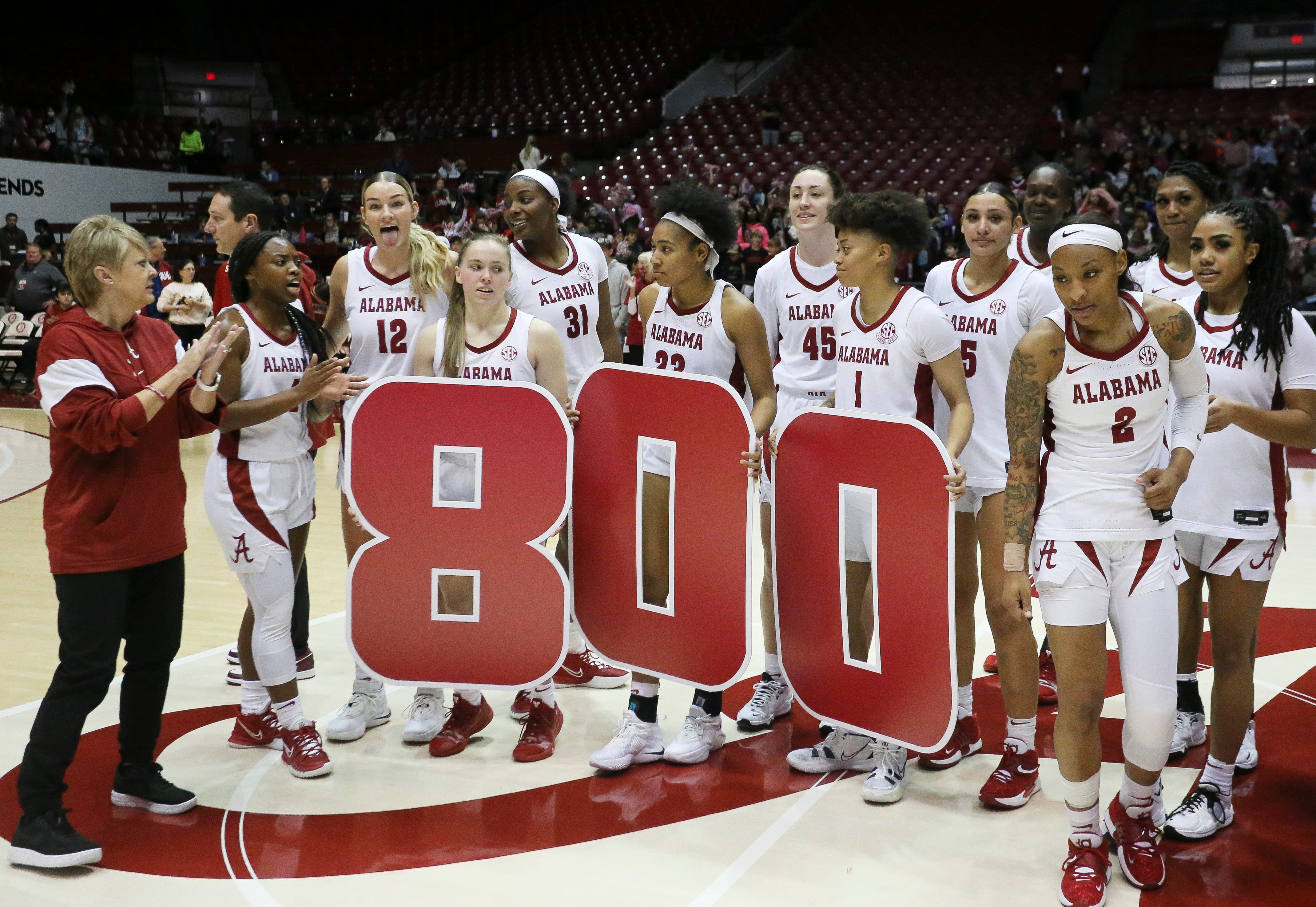 Alabama women's basketball gets 800th program win