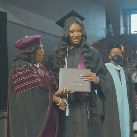 Megan Thee Stallion studied part-time and graduate