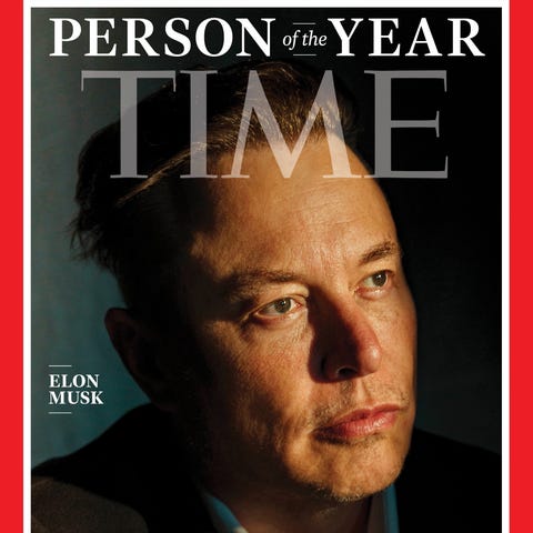 The cover of Time magazine's Person of the Year is
