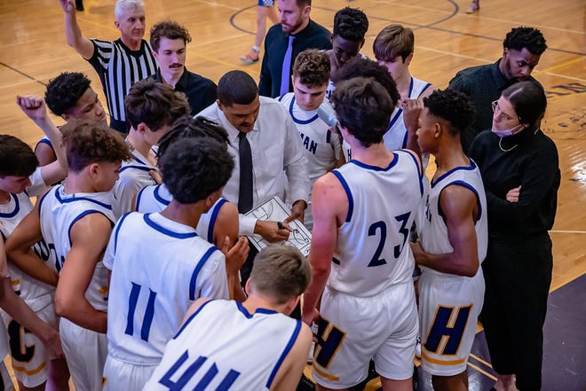 Hickman head coach Cray Logan and his Kewpies will play Blue Springs on Thursday in the Class 6 District 7 championship after defeating Rock Bridge in the semifinals.