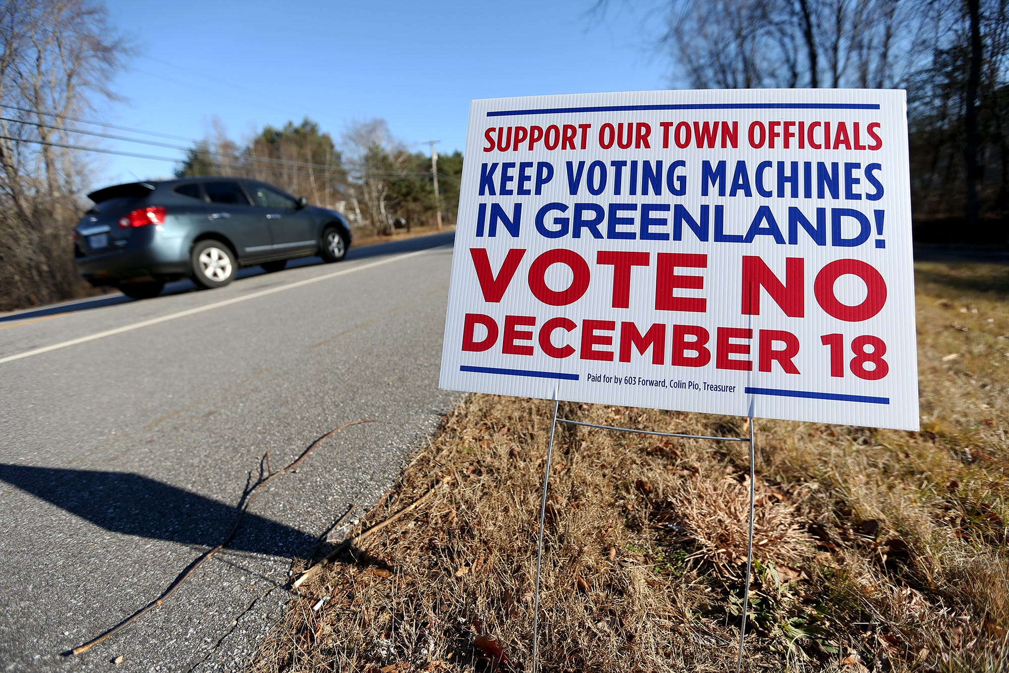 Greenland to hold first NH vote on effort to ban voting machines