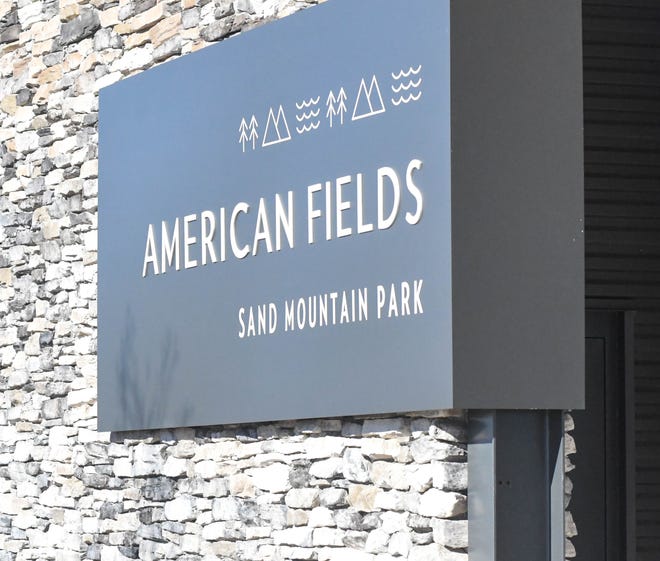 Entrance to American Fields, the softball complex at Sand Mountain Park and Amphitheater in Albertville.