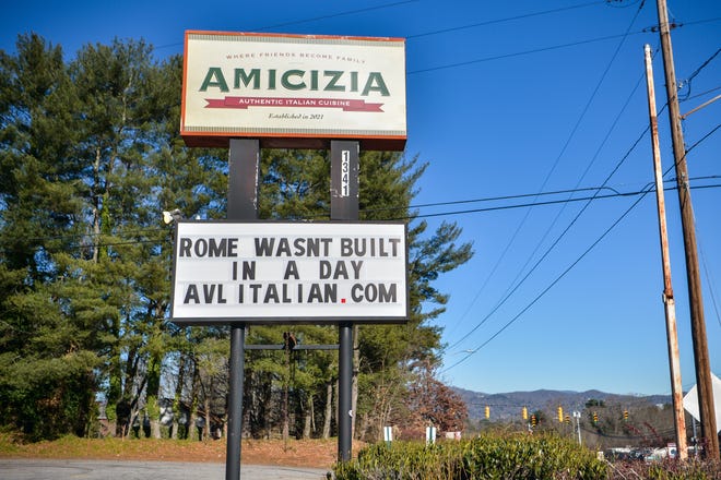 Amicizia is a new Italian restaurant opening soon at 1341 Patton Ave. in West Asheville.