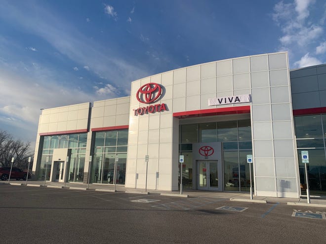 Viva took over management of the Toyota dealership in Las Cruces this week. On Tuesday, Dec. 14, 2021, the Vesovo signage was off the building.