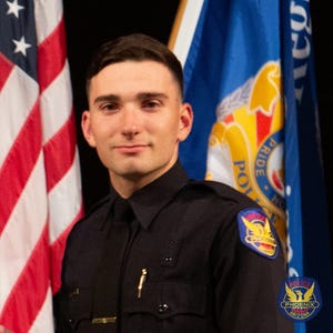 Phoenix Police Department Officer Tyler Moldovan, 22, was shot multiple times during an investigation on Dec. 14, 2021.