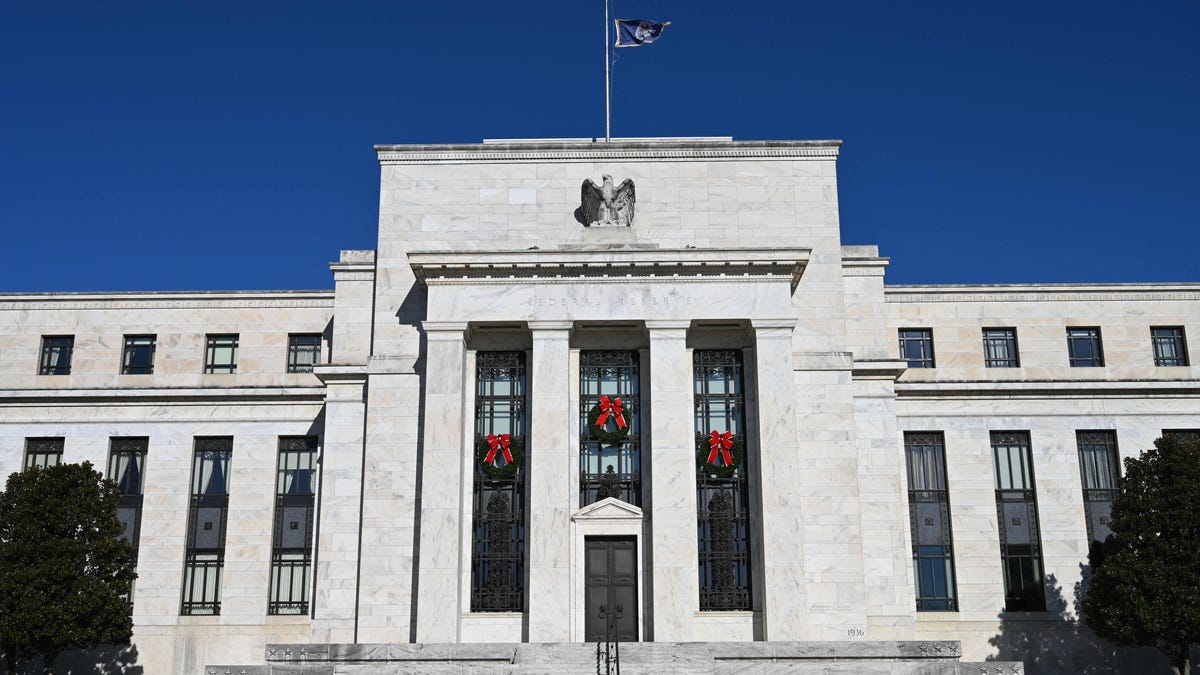 The US Federal Reserve on Dec. 12, 2021 in Washington DC.