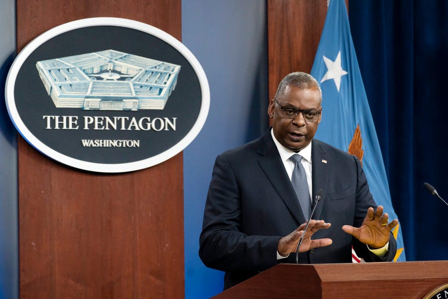Secretary of Defense Lloyd Austin says vaccines are critical to the health of the military.