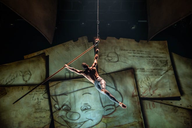 Cirque du Soleil’s latest Disney Springs production, “Drawn to Life” blends acrobatics with Disney magic.