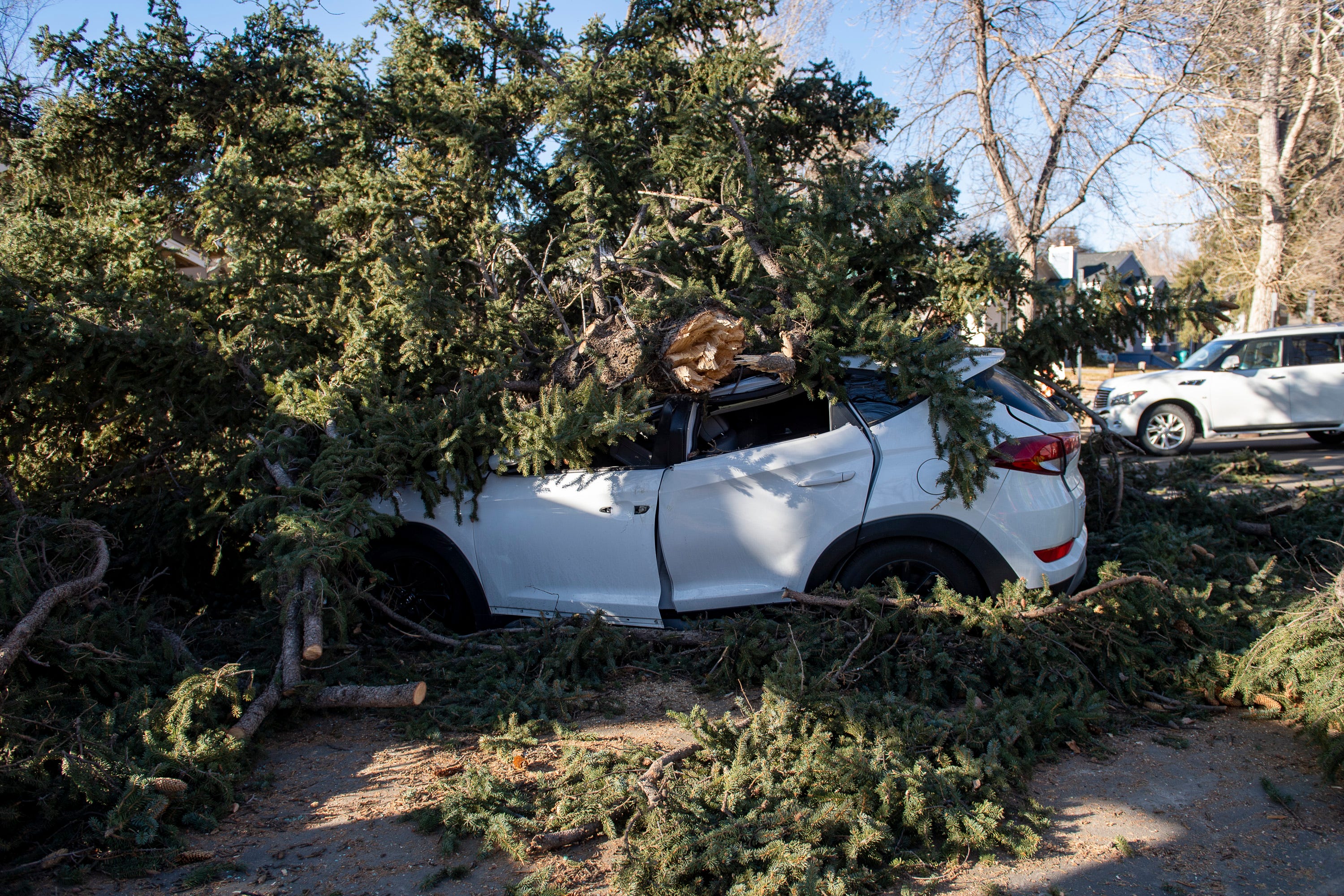 Colorado wind damage spread throughout state as speeds topped 100 mph