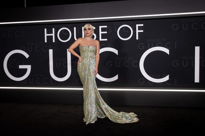 Lady Gaga attends the Los Angeles premiere of MGM's "House of Gucci" at Academy Museum of Motion Pictures.