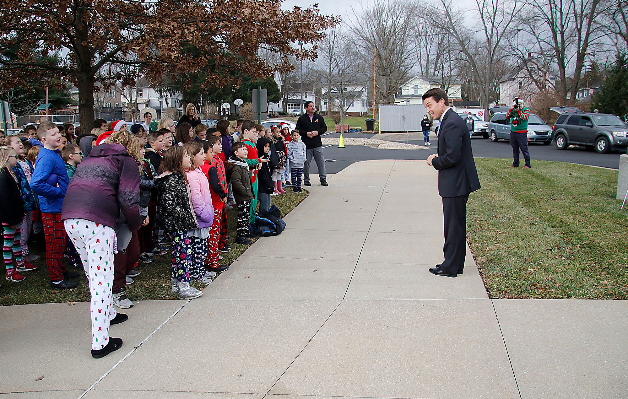 Christmas Box food distribution takes place at the Kroc Center