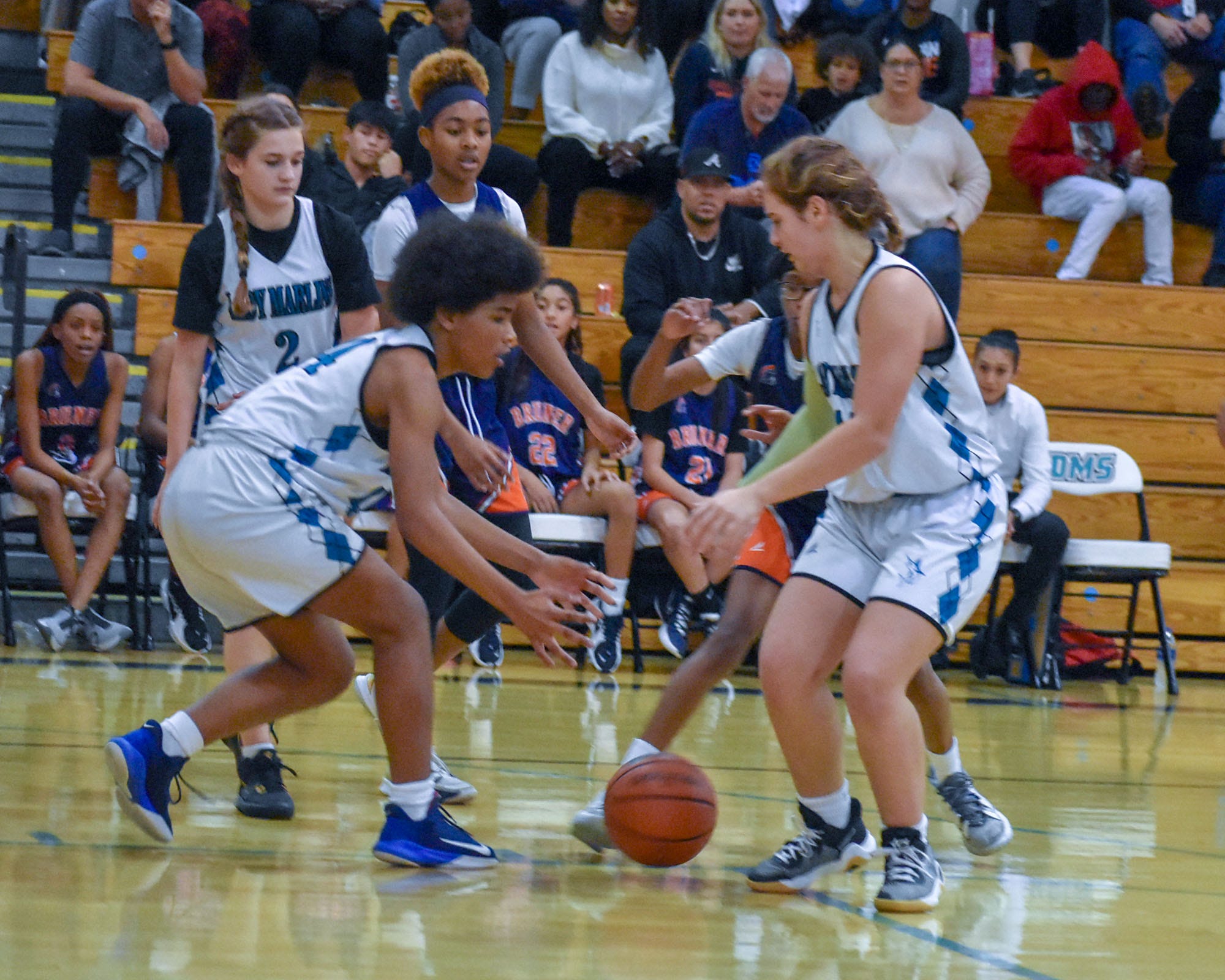 Destin Marlin basketball wins one, loses one to Bruner Spartans