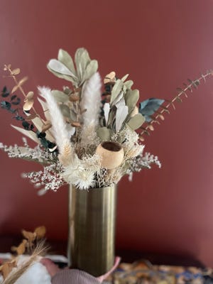 Carolina Gonzalez, of Bridgewater, is the founder of Casa de Toro Events and Design, which organizes events and sells dried floral arrangements.