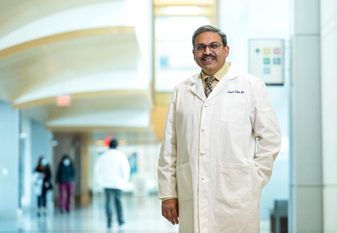 Dr Deepak Singh at the University of Jersey Shore Medical Center