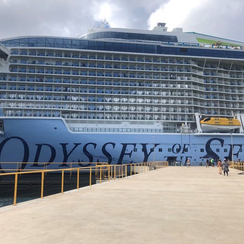 Royal Caribbean's newest cruise ship, Odyssey of t