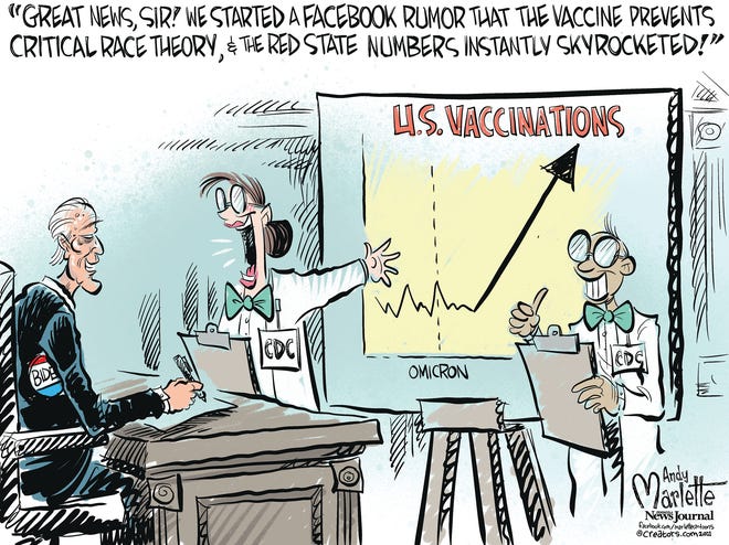 Marlette cartoon: Vaccine for CRT?!