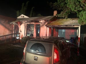 Five people were displaced by a house fire early Friday on Jones Street in midtown Ventura, authorities said.