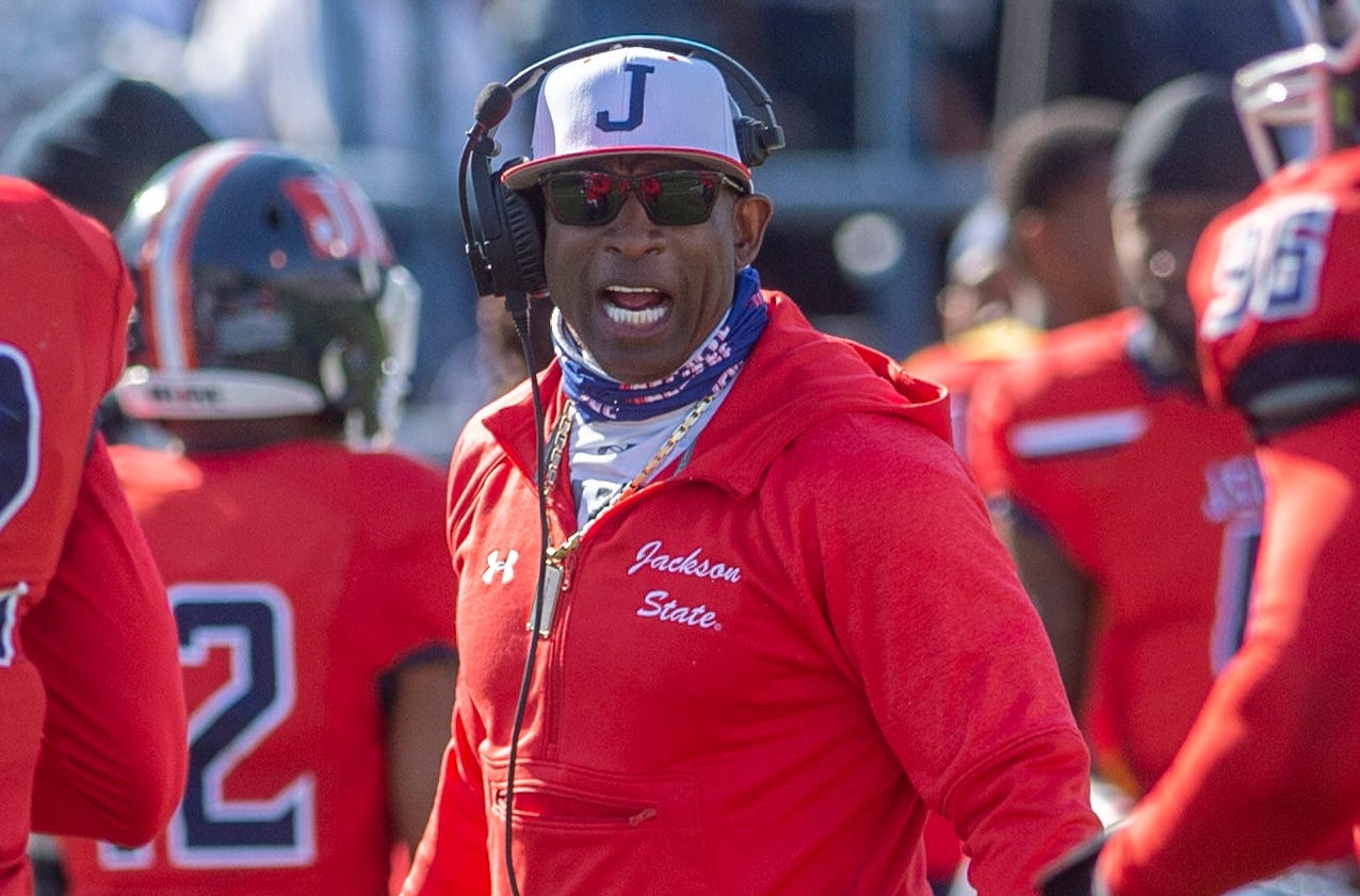 Deion Sanders is the star of the Celebration Bowl for Jackson State