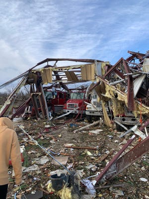 The Cayce, KY, Volunteer Fire Department was destroyed by a recent, deadly tornado.