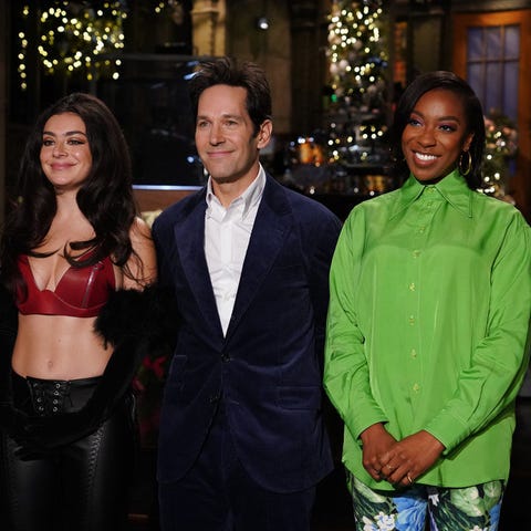 Paul Rudd, with "SNL" scheduled musical guest, Cha
