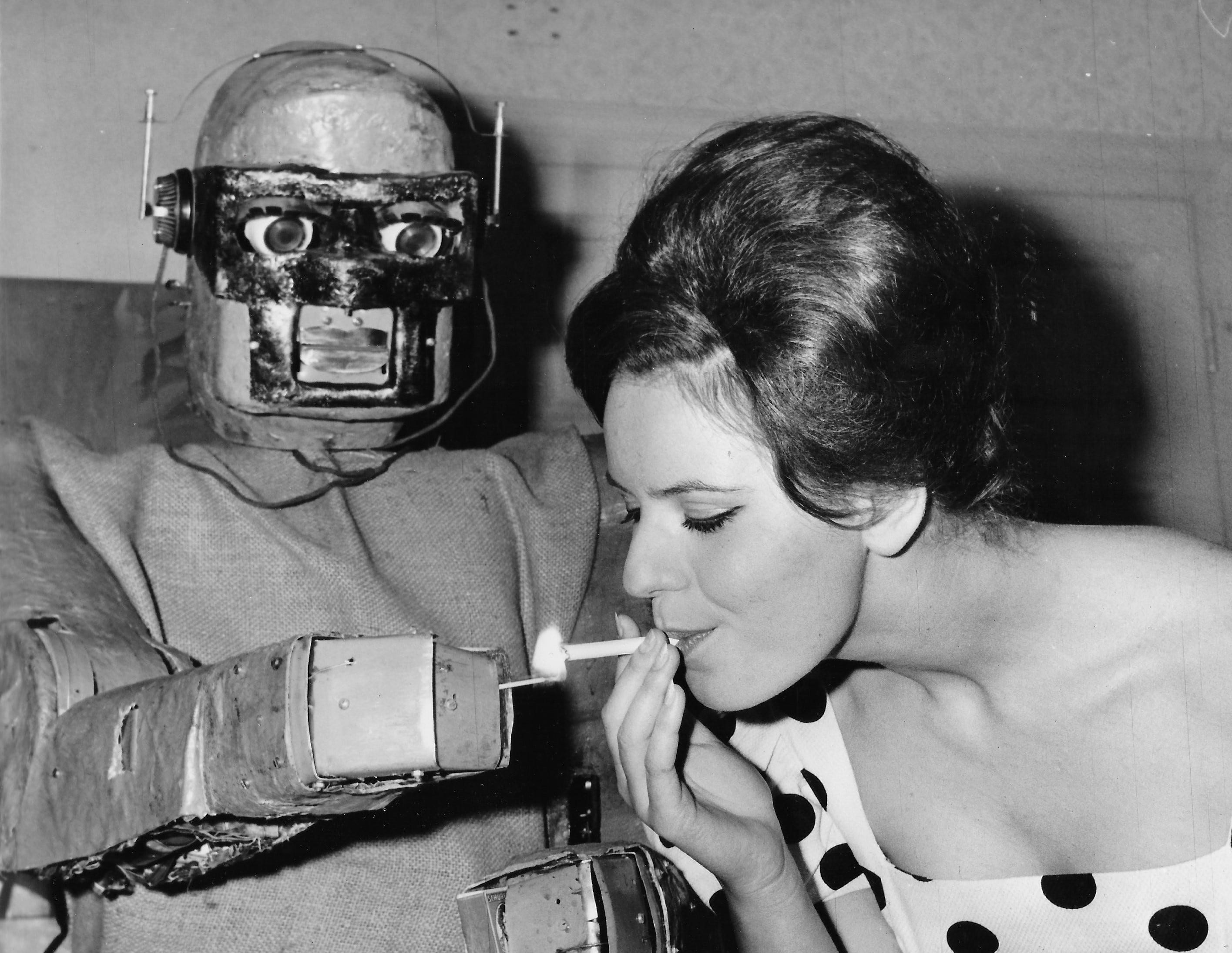 High-tech machinery would surely perform household chores and lead to a life of leisure by 2022. Alas, the cigarette-lighting robot has yet to gain popularity.