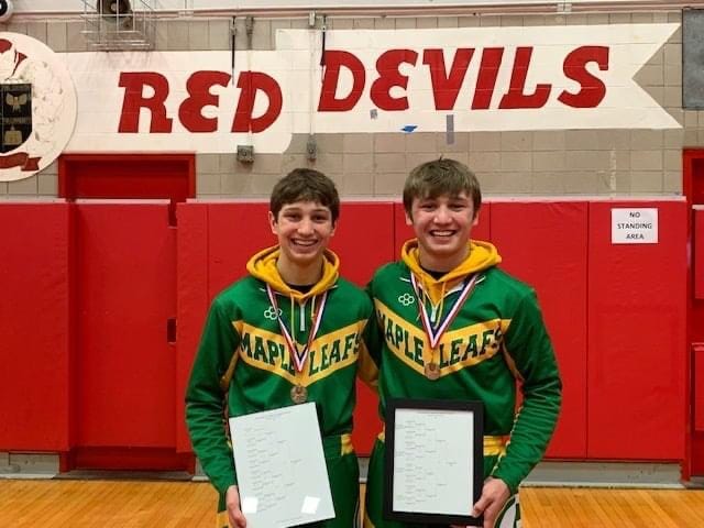 Brothers Zachary and Anthony Montez captured championship honors at the recent Hinsdale Central Invitational.
