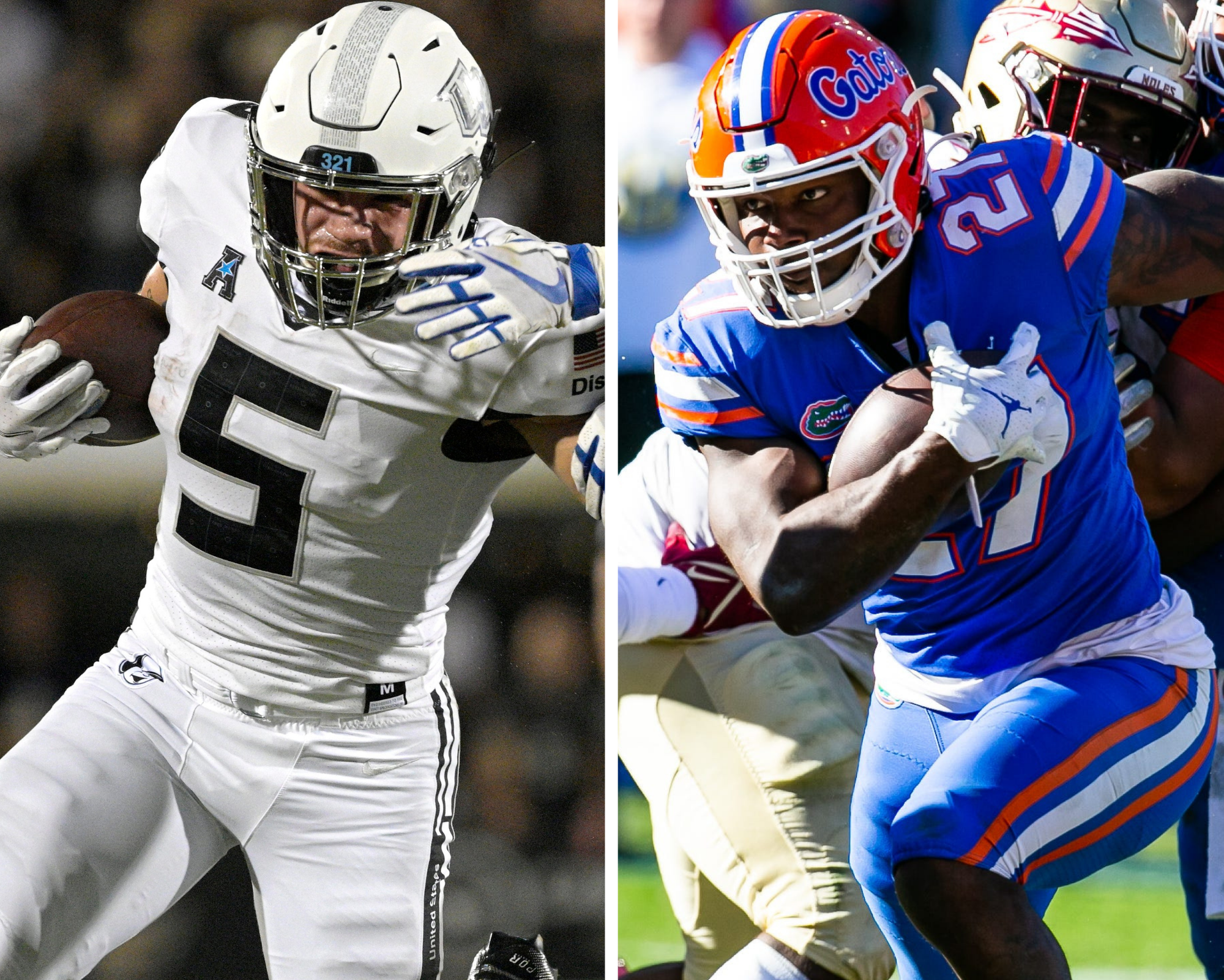 Players to watch as UCF, Florida square off in Gasparilla Bowl.