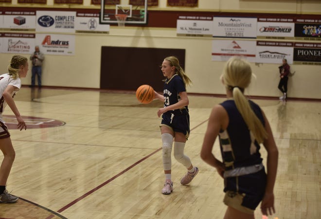 Olivia Hamlin is tied with Dixie's Kealah Faumuina for the region's scoring lead, with both underclassmen averaging 18.6 points per game. Hamlin scored 18 points in Snow Canyon's win over Cedar last Tuesday