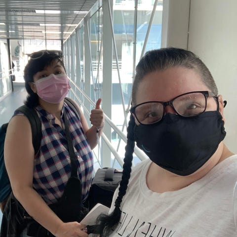 Alicia D'Amico and her daughter were on Symphony o