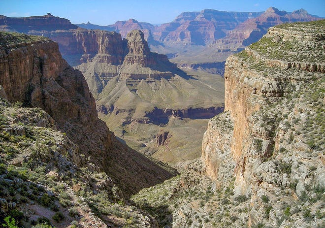 The Boucher Trail on the South Rim of Grand Canyon National Park