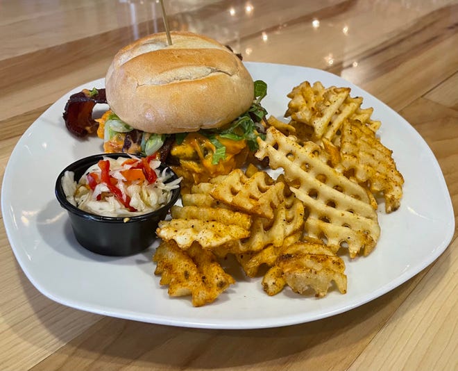 Falls Landing Bar & Grill submits the Southbound Burger for the 2022 Burger Battle.